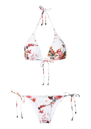 Osklen Campo floral-print bikini set - White