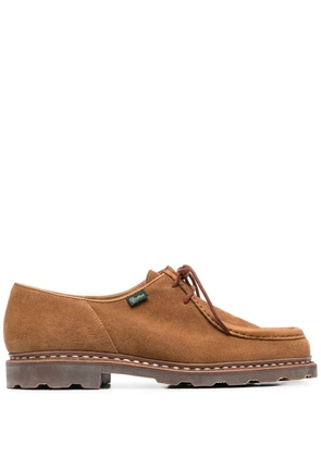 Paraboot ridged sole boat shoes - Brown