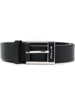 ETRO adjustable debossed-logo detail belt - Black