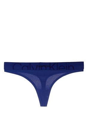 Calvin Klein Underwear logo-band thong - Blue