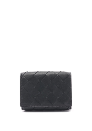 Bottega Veneta Pre-Owned 2010s Intrecciato tri-fold wallet - Black