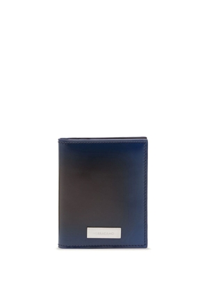 Ferragamo two-tone bi-fold leather cardholder - Brown