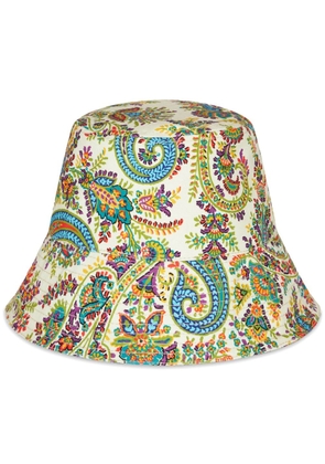 ETRO paisley-print cotton bucket hat - Neutrals