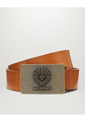Belstaff Phoenix Belt Men's Calf Leather Chestnut Size L