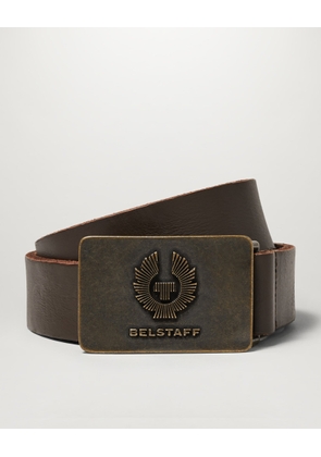 Belstaff Phoenix Belt Men's Calf Leather Dark Brown Size S