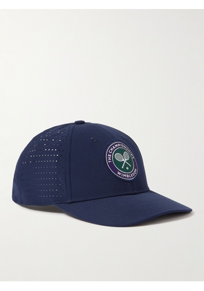 Polo Ralph Lauren - Wimbledon Appliquéd Stretch Recycled-Twill Baseball Cap - Men - Blue