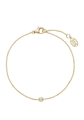 Cartier Small Yellow Gold And Diamond Cartier D'Amour Bracelet