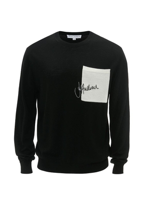 Jw Anderson Embroidered Signature Sweater