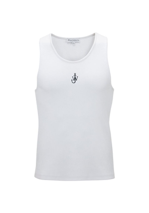 Jw Anderson Embroidered Logo Tank Top