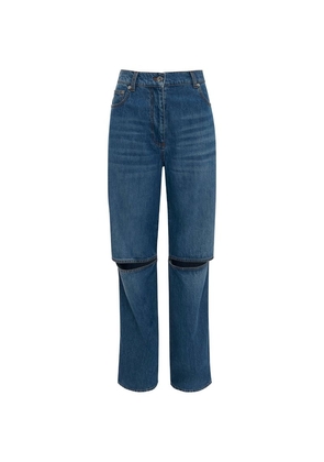 Jw Anderson Cut-Out Bootcut Jeans