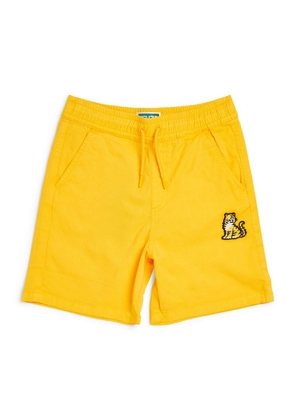 Kenzo Kids Cotton Tiger Bermuda Shorts (2-14 Years)