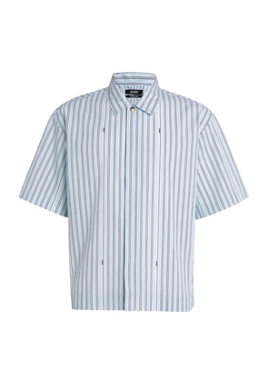 Jacquemus Short-Sleeve Pinstripe Shirt