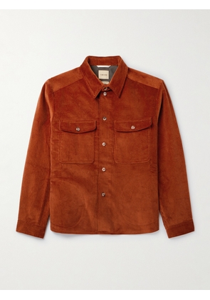 De Bonne Facture - Cotton-Corduroy Overshirt - Men - Orange - IT 46