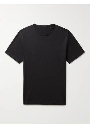 Theory - Precise Cotton-Jersey T-Shirt - Men - Black - XS