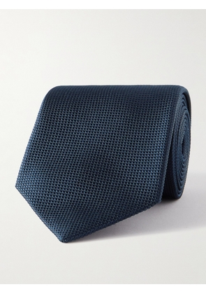 Charvet - 7cm Silk-Jacquard Tie - Men - Blue
