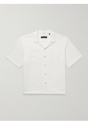 Rag & Bone - Avery Convertible-Collar Cotton-Gauze Shirt - Men - White - XS