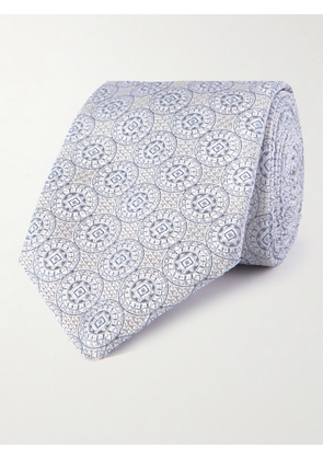 Brunello Cucinelli - 8cm Silk-Jacquard Tie - Men - Blue