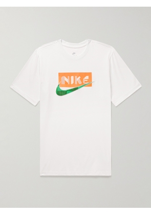 Nike - Sportswear Printed Appliquéd Cotton-Jersey T-Shirt - Men - Multi - XS