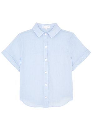 Bella Dahl Linen Shirt - Blue - L