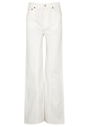 Victoria Beckham Bianca Wide-leg Jeans - White - W27