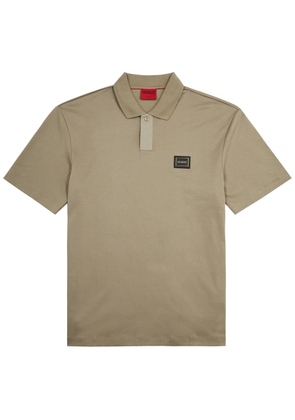 Hugo Logo Cotton Polo Shirt - Camel - M