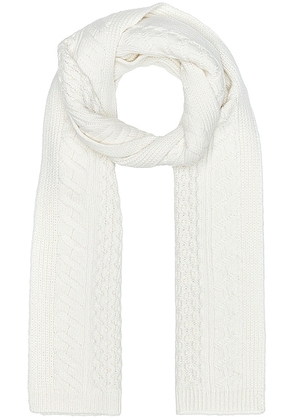 Gabriela Hearst Nolte Scarf in Ivory - Ivory. Size all.