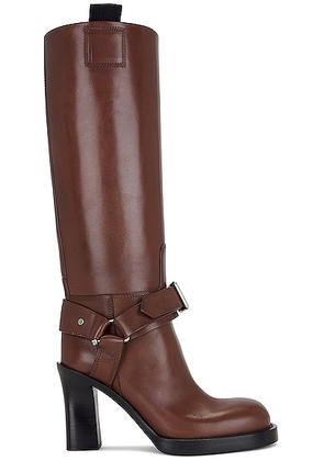 Burberry Stirrup High Boot in Walnut - Brown. Size 37 (also in 36, 36.5, 37.5, 38, 39, 39.5, 40, 41).