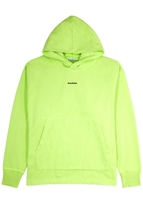 Acne Studios Franklin Hooded Cotton Sweatshirt - Light Green - M