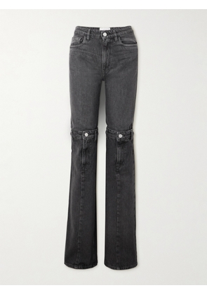 Coperni - Paneled Mid-rise Straight-leg Jeans - Black - x small,small,medium,large,x large