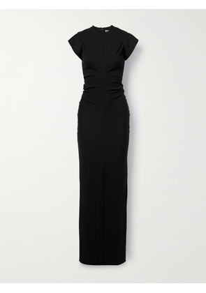 Alexander Wang - Ruched Cotton-blend Jersey Maxi Dress - Black - US0,US2,US4,US6,US8,US10
