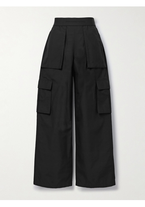 Alexander Wang - Cotton-blend Ripstop Wide-leg Cargo Pants - Black - US0,US2,US4,US6,US8,US10,US12,US14