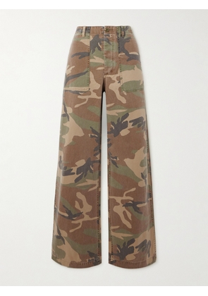 R13 - Camouflage-print Cotton-twill Pants - Green - 24,25,26,27,28,29,30,31