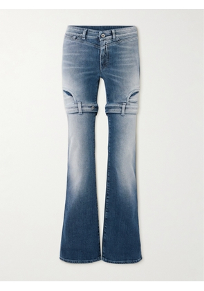 Off-White - Upside Down Low-rise Bootcut Jeans - Blue - 25,26,27,28,29