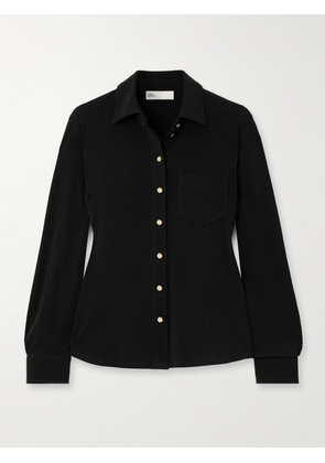 Tory Burch - Brigitte Jersey Shirt - Black - US0,US2,US4,US6,US8,US10