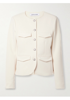 Veronica Beard - Kensington Faille Jacket - Ivory - x small,small,medium,large,x large