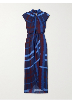 Johanna Ortiz - + Net Sustain Inspiring Vistas Printed Silk-chiffon Maxi Dress - Blue - US0,US2,US4,US6,US8,US10