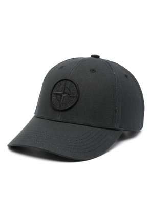 Stone Island logo-embroidered baseball cap - Black