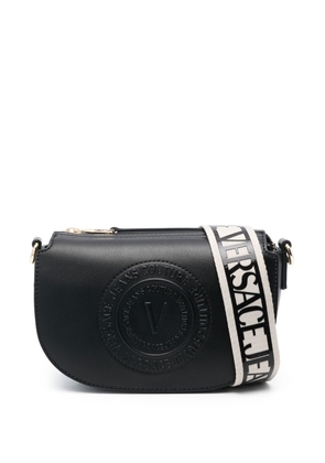 Versace Jeans Couture logo-embossed shoulder bag - Black