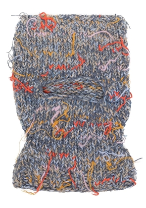 Maison Margiela four-stitch logo knitted balaclava - Multicolour