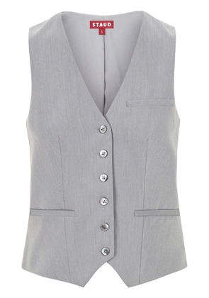 STAUD Brett V-neck waistcoat - Grey