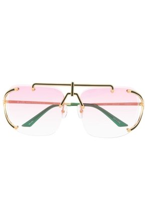 Casablanca gradient lenses sunglasses - Gold