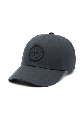 Stone Island logo-embroidered baseball cap - Blue