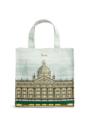 Harrods Small Architectural Building Shopper Bag