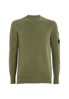 C.P. Company Chenille Lens-Detail Sweater