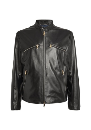 Paul Smith Leather Biker Jacket