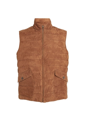 Polo Ralph Lauren Suede Padded Gilet