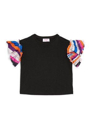 Pucci Junior Frill-Sleeve T-Shirt (4-14 Years)