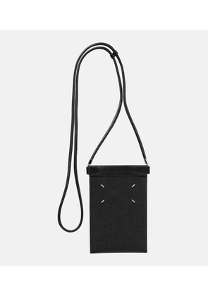 Maison Margiela Four-Stitch leather phone pouch
