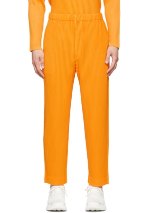 HOMME PLISSÉ ISSEY MIYAKE Orange Monthly Color February Trousers