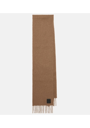 Toteme Monogram alpaca-blend scarf